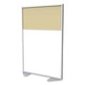 Floor Partition with Aluminum Frame and 2 Split Panel Infill
