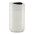 Open Top Oval Waste Receptacle