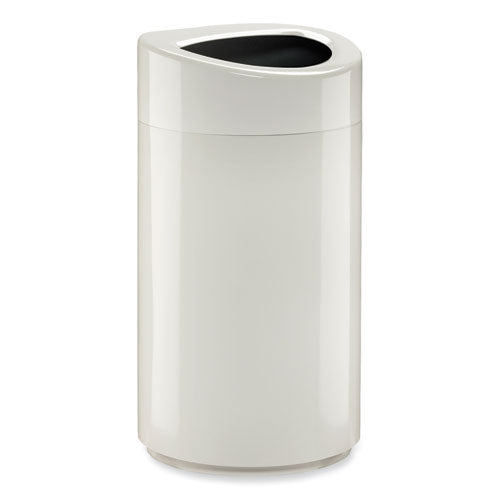 Open Top Oval Waste Receptacle