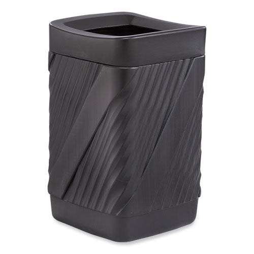 Twist Waste Receptacle with Open Top
