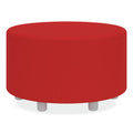 Learn 30" Cylinder Vinyl Ottoman