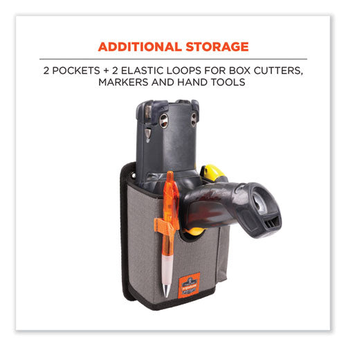 Squids 5543 Handheld Barcode Scanner Mount Holder with Fastener Straps
