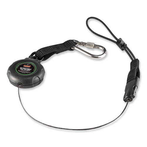 Squids 3001 Retractable Tool Lanyard with Choking-Loop Tool Tether + Carabiner Anchor