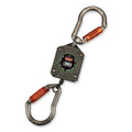 Squids 3003 Retractable Lanyard with Two Carabiners