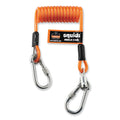 Squids 3130M Coiled Cable Lanyard with Carabiners