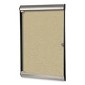 Silhouette 1 Door Enclosed Vinyl Bulletin Board