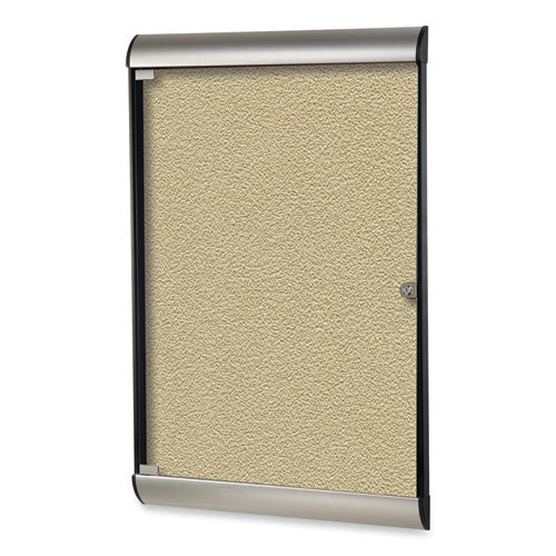Silhouette 1 Door Enclosed Vinyl Bulletin Board