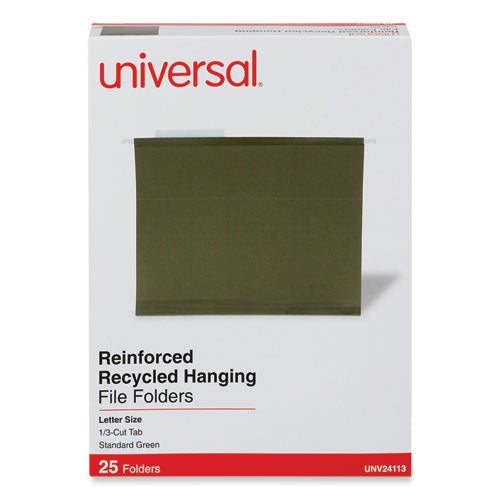Deluxe Reinforced Recycled Hanging File Folders