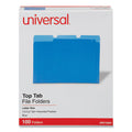 Deluxe Colored Top Tab File Folders