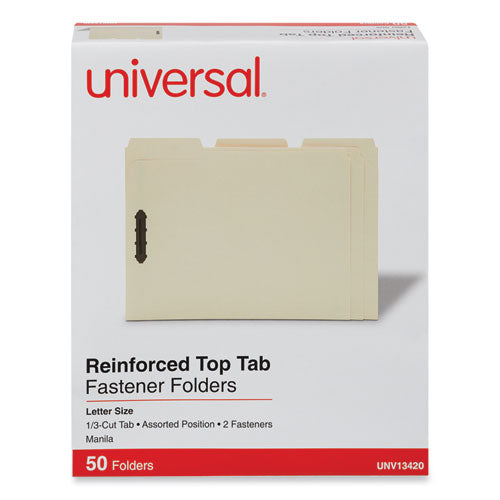 Deluxe Reinforced Top Tab Fastener Folders