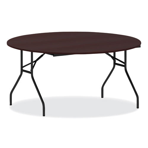 Round Wood Folding Table