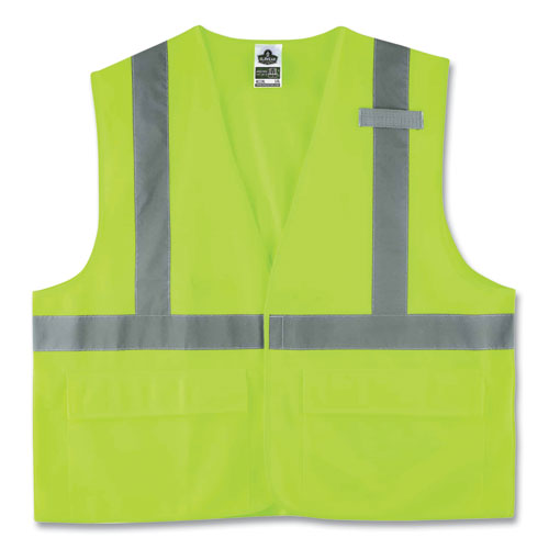 GloWear 8225HL Class 2 Standard Solid Hook and Loop Vest