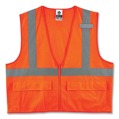 GloWear 8225Z Class 2 Standard Solid Vest