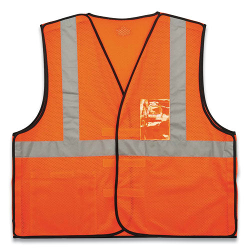 GloWear 8216BA Class 2 Breakaway Mesh ID Holder Vest