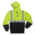 GloWear 8293 Hi-Vis Class 2 Hooded Sweatshirt Black Bottom