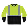 GloWear 8291BK Type R Class 2 Black Front Long Sleeve T-Shirt
