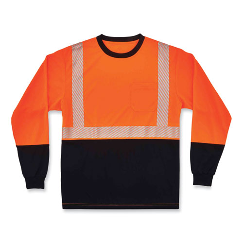 GloWear 8281BK Class 2 Long Sleeve Shirt with Black Bottom