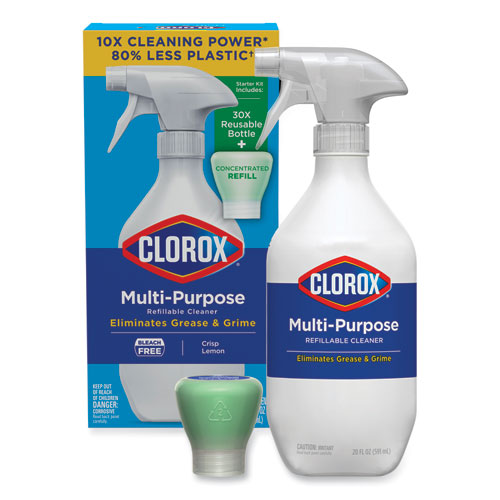 Clorox Multipurpose Degreaser Cleaner Refillable Starter Kit