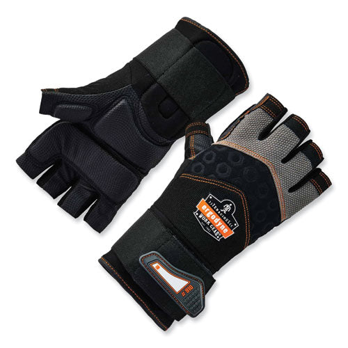 ProFlex 910 Half-Finger Impact Gloves + Wrist Support