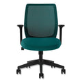 Essentials Mesh Back Fabric Task Chair with Arms