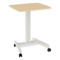 Essentials Sit-Stand Single-Column Mobile Workstation