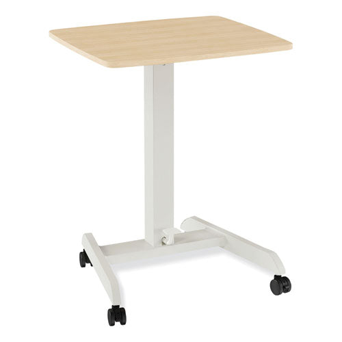 Essentials Sit-Stand Single-Column Mobile Workstation