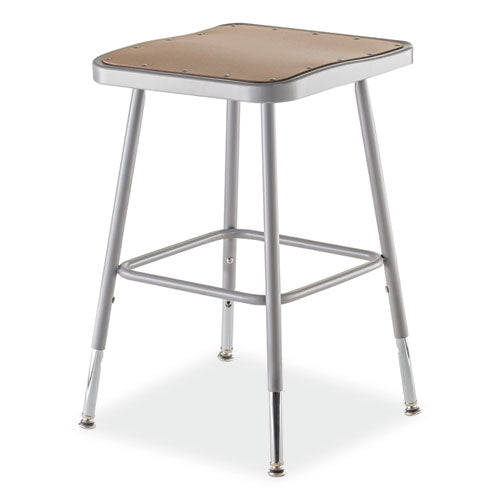6300 Series Height Adjustable HD Square Seat Stool
