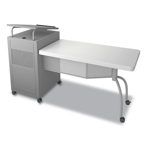 Edupod Teacher's Desk and Lectern Combo