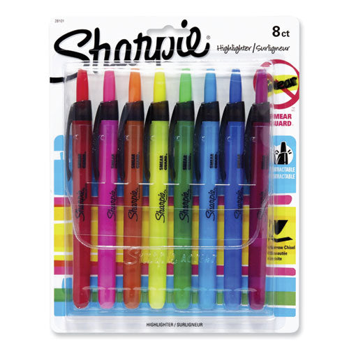 Retractable Highlighters with Storage Pouch