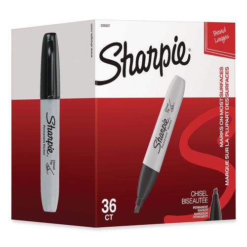 Chisel Tip Permanent Marker