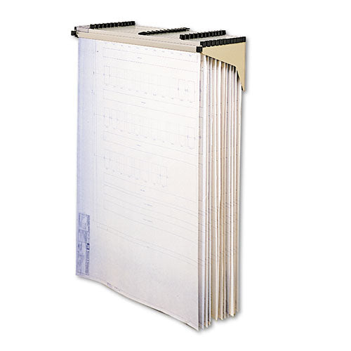 Sheet File Drop/Lift Wall Rack