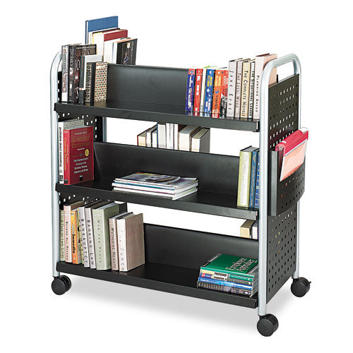 Scoot Double-Sided Book Cart