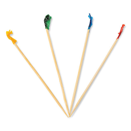Cellophane-Frill Wood Picks