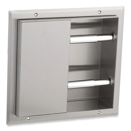 Partition-Mounted Multi-Roll Toilet Tissue Dispenser