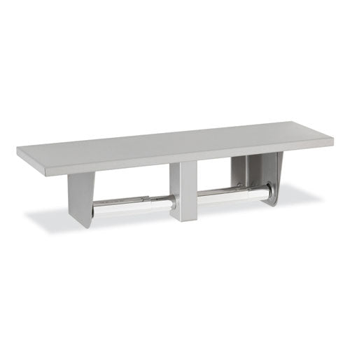 Toilet Tissue Dispenser with Utility Shelf