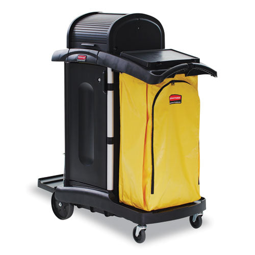 High-Security Healthcare Cleaning Cart