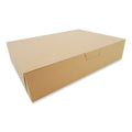 Kraft One-Piece Non-Window Bakery Boxes