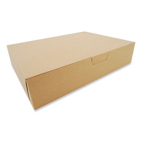 Kraft One-Piece Non-Window Bakery Boxes