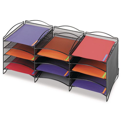 Onyx Steel Mesh Lliterature Sorter