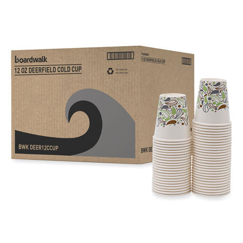 Deerfield Printed Paper Cold Cups