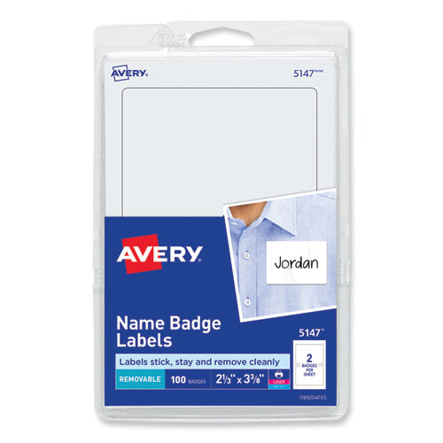 Printable Adhesive Name Badges