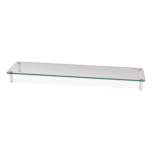 Extra Wide Glass Monitor Riser