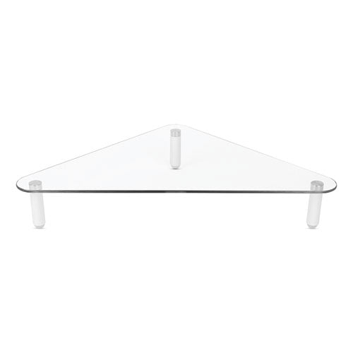 Glass Corner Monitor Riser