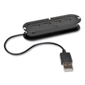 USB 2.0 Ultra-Mini Compact Hub with Power Adapter