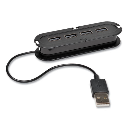 USB 2.0 Ultra-Mini Compact Hub with Power Adapter