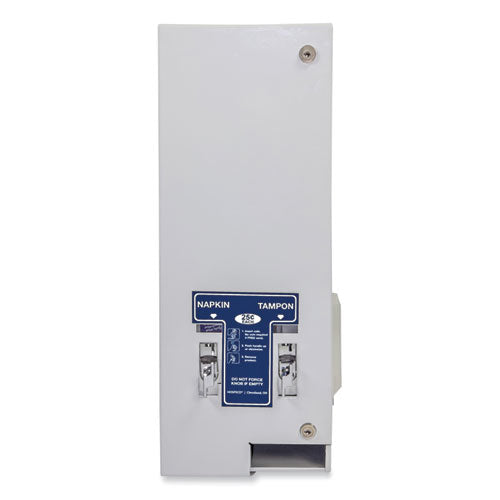 Dual Sanitary Napkin/Tampon Dispenser