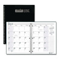 Recycled Three-Hole Punched Wirebound Academic Monthly Planner