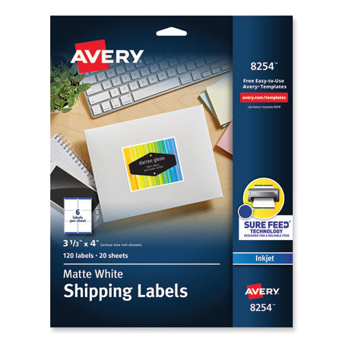 Vibrant Inkjet Color-Print Labels w/ Sure Feed