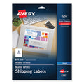 Full-Sheet Vibrant Inkjet Color-Print Labels