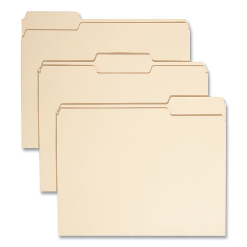 100% Recycled Manila Top Tab File Folders